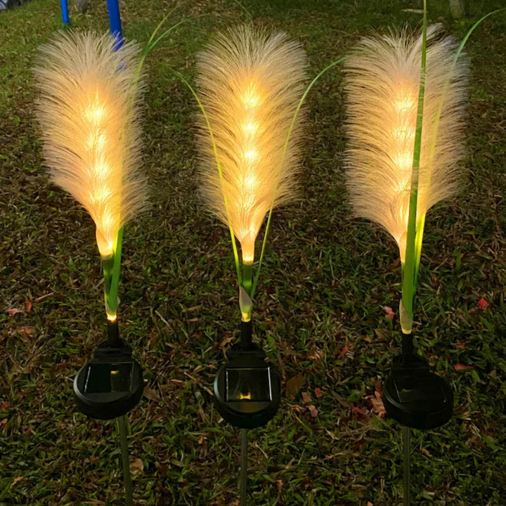 Dekorative fiberoptiske sollys for hager | Luvikno