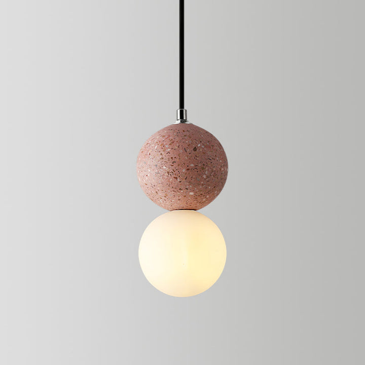 Luvikno | Aurora Glow - Luksus LED Pendellampe i Svart/Hvitt
