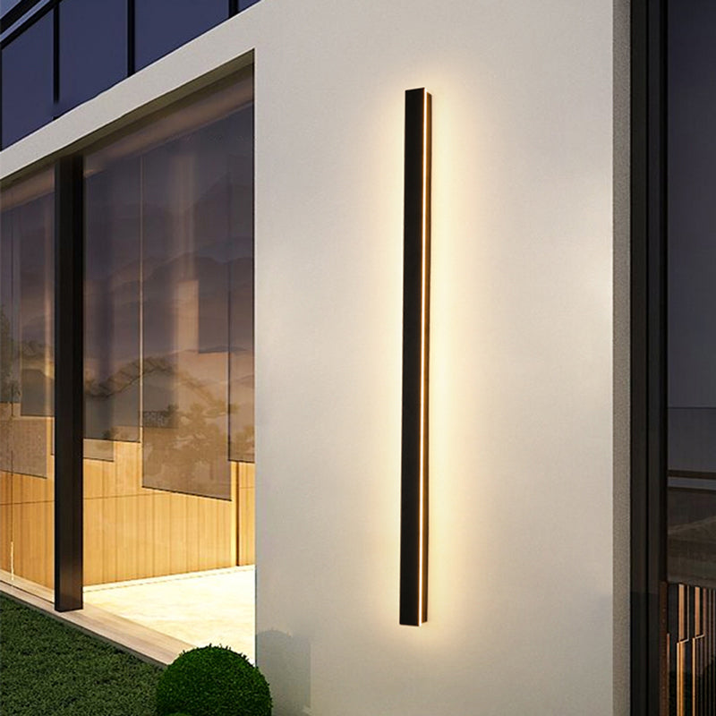 Zenith - Tight LED Vegglamper Svart Metall for Innendørs og Utendørs, Moderne Design for Hage og Hall | Luvikno
