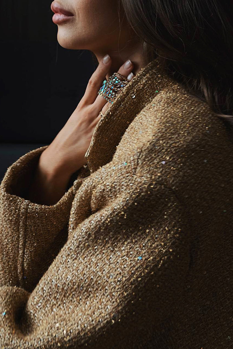 Luvik | Stand-up collar pocket jacket