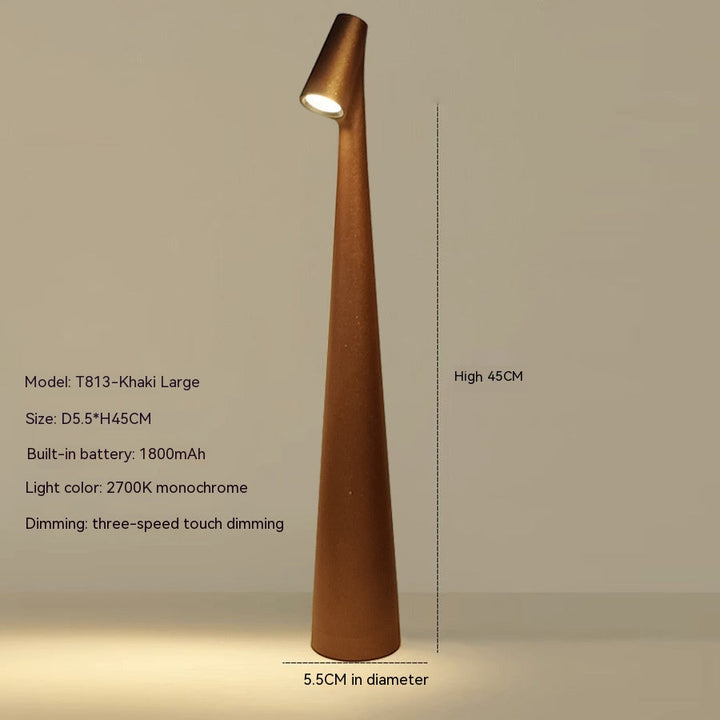 Bordlampe Moderne Rød Metall LED Lys Luvikno