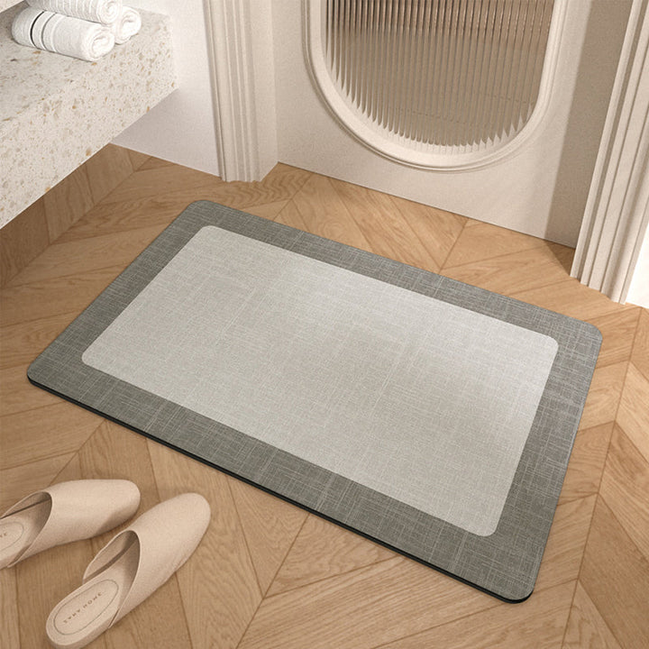 Non-Slip Minimalisme Baderomsgulvmatte - Super Absorberende, Lett å Rengjøre | Luvikno