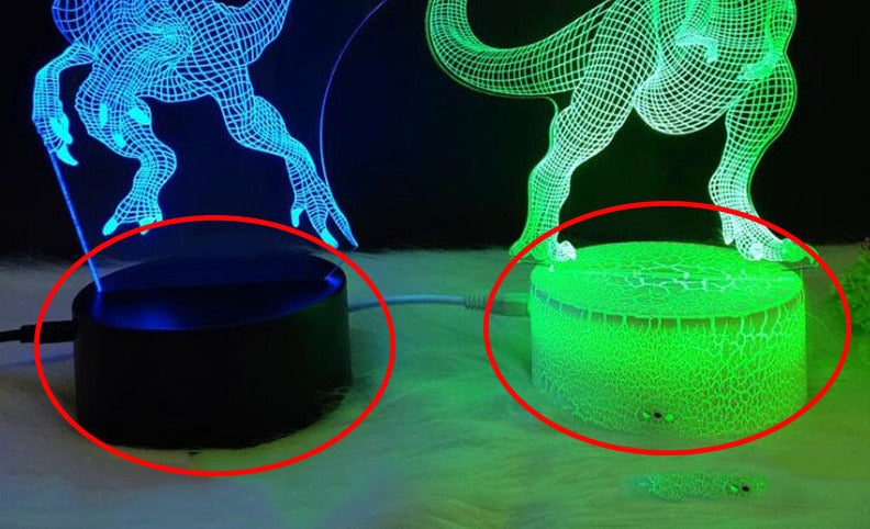 Luvikno | Magisk 3D-lampe for fantasyelskere – Forvandle rommet ditt