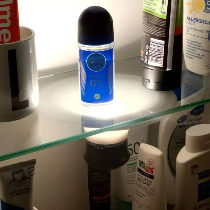 LED vegglampe med oppladbart sugefeste Luvikno