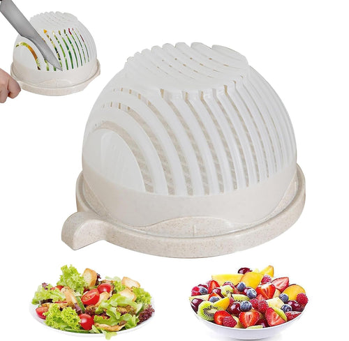 Luvikno | VeggieSlice Pro — Gjør salatlagning sikkert, raskt og enkelt som barnespill! (2 deler)