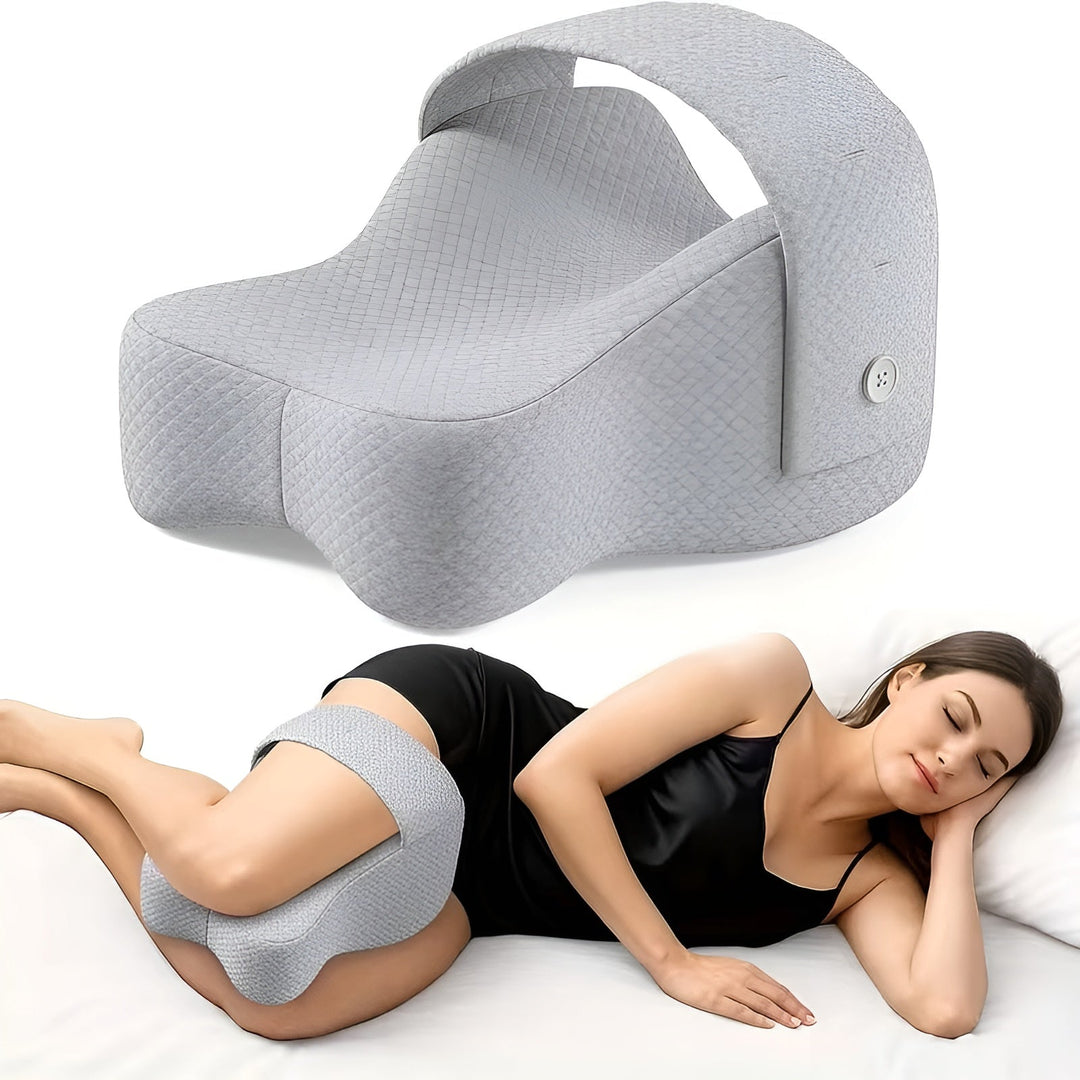 Kneeputer for side sleepers – Ergonomiske & justerbare | Lindring for knær og rygg | Luvikno