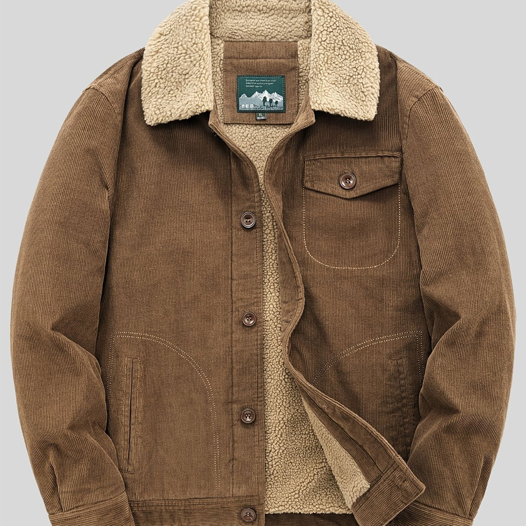 Luvik | Fleece jakke med knapp