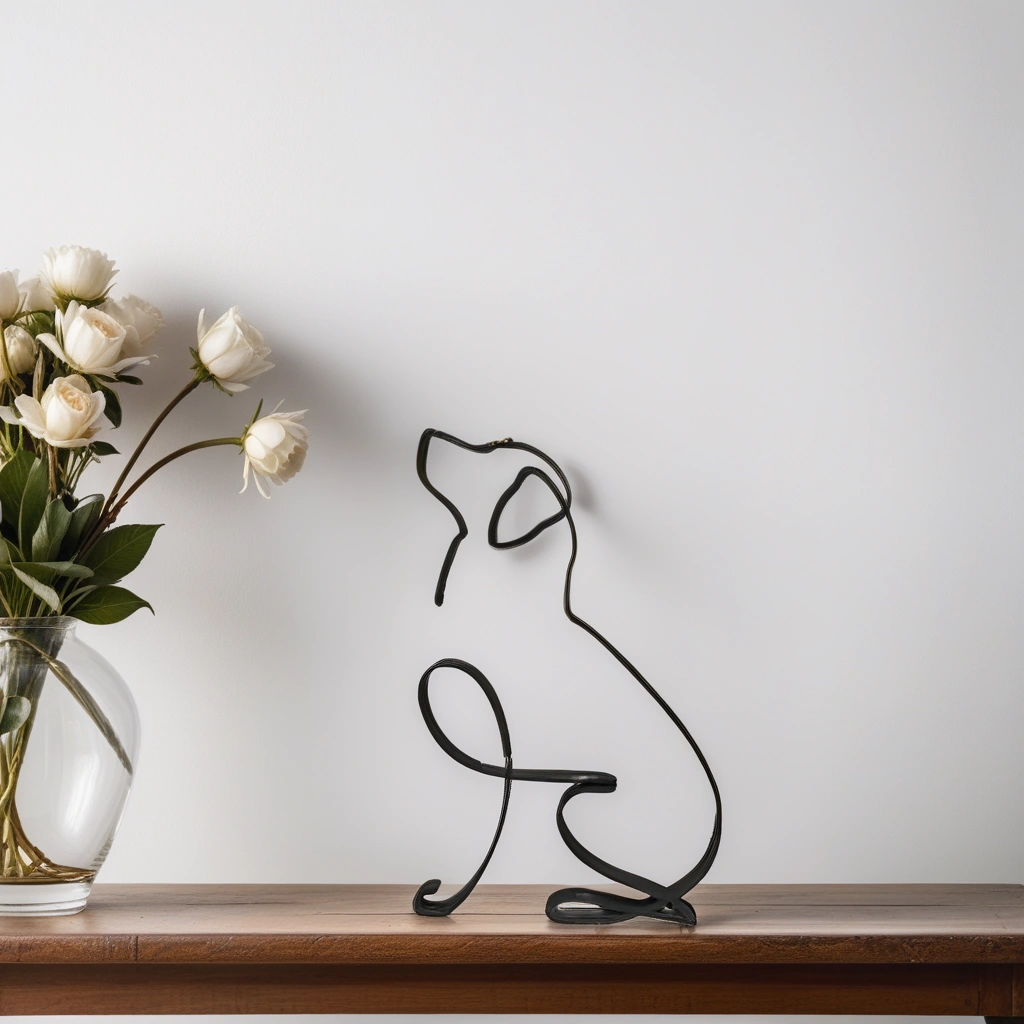 Abstract hundeskulpturer - CanineArt Luvikno