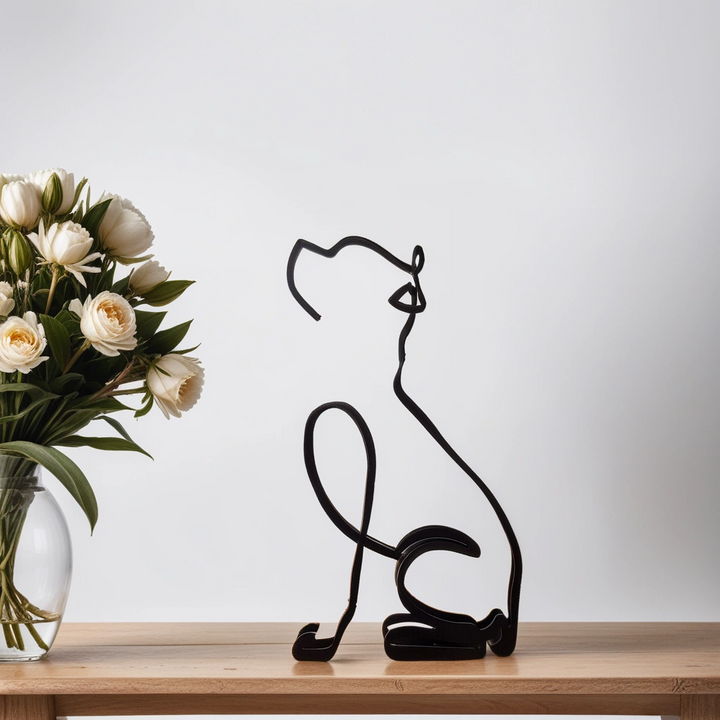 Abstract hundeskulpturer - CanineArt Luvikno