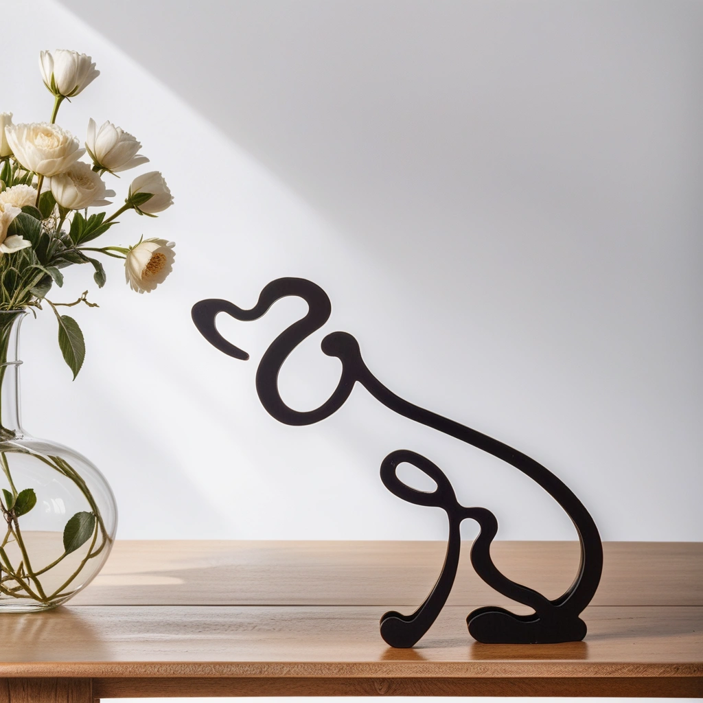 Abstract hundeskulpturer - CanineArt Luvikno