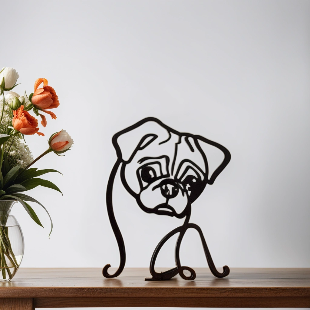 Abstract hundeskulpturer - CanineArt Luvikno
