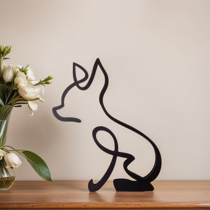 Abstract hundeskulpturer - CanineArt Luvikno