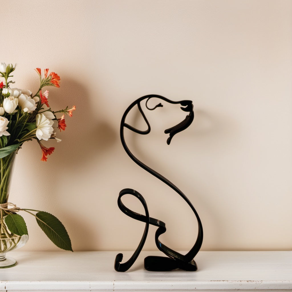 Abstract hundeskulpturer - CanineArt Luvikno