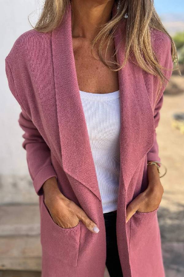 Luvik | halvlang cardigan-jakke
