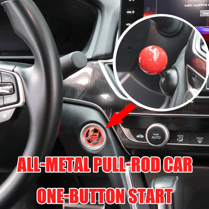 Auto Motor Start Stopp Knap Joystick Full Metall Kule-Bar | Luvikno