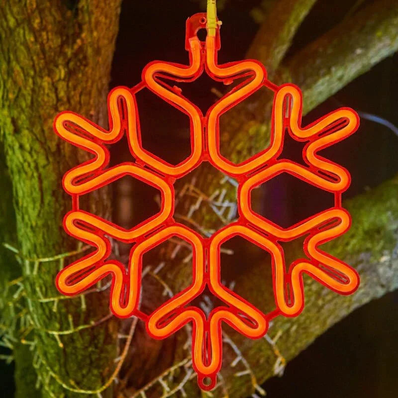 SnowGlow - Frosty Snøkrystall LED Lysbolle