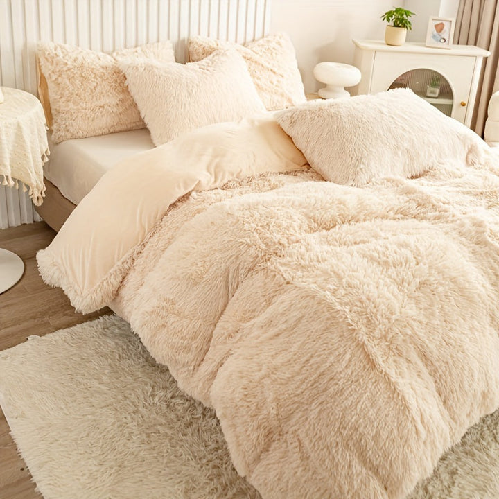 Luvikno | Ultra Soft Plush Duvet Cover Set with Zipper - Luksus & Komfort