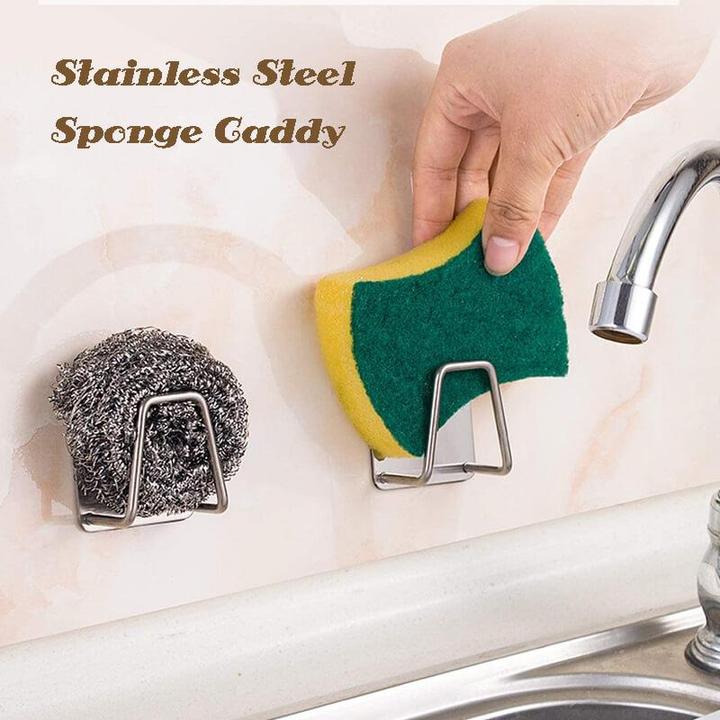 Sponge Holder Sink Caddy for Kitchen Accessories | Luvikno