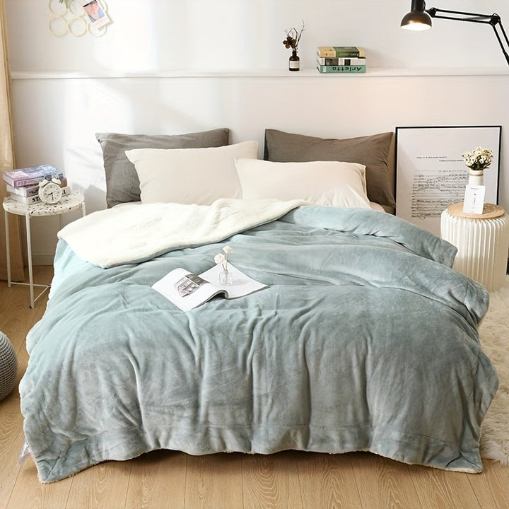 LuxeFlannel – Dobbelt-sidig Sherpa Teppe for Ultimat Komfort Luvikno