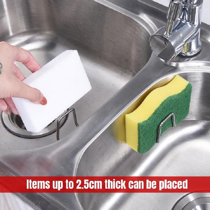 Sponge Holder Sink Caddy for Kitchen Accessories | Luvikno