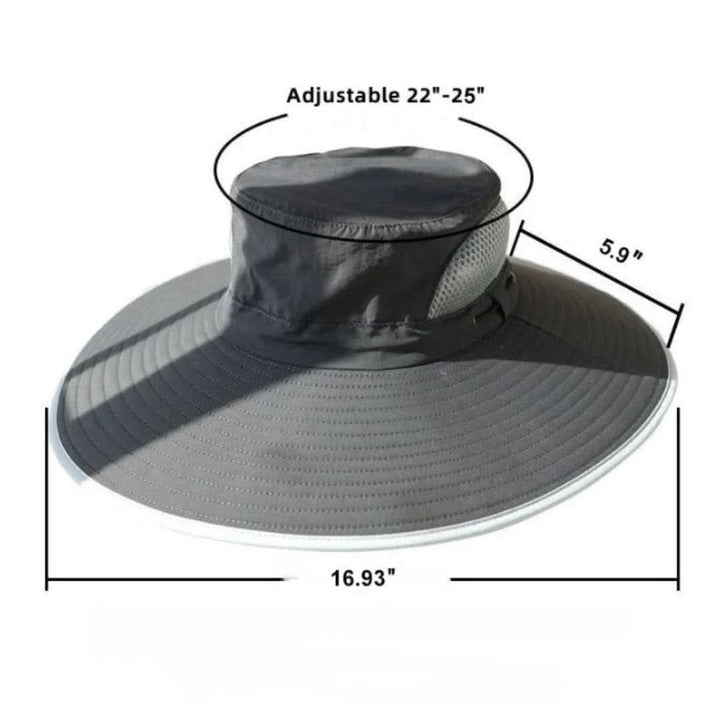 Solar Fan Fiskerhatt - Solenergi & USB-lading | Luvikno