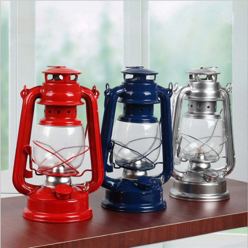 Nostalgisk Camping Side Utendørs Kerosene Lanterne Lampe | Luvikno