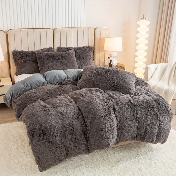 Luvikno | Ultra Soft Plush Duvet Cover Set with Zipper - Luksus & Komfort