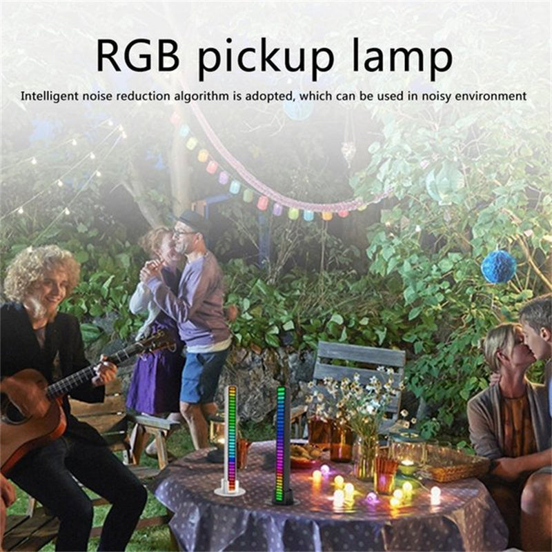 Trådløs lydaktivert RGB lysstripe | Luvikno