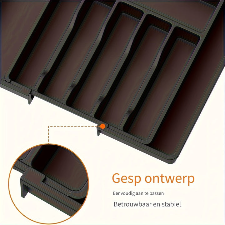 Utvidbar bestikkholder 33–57 cm | Luvikno