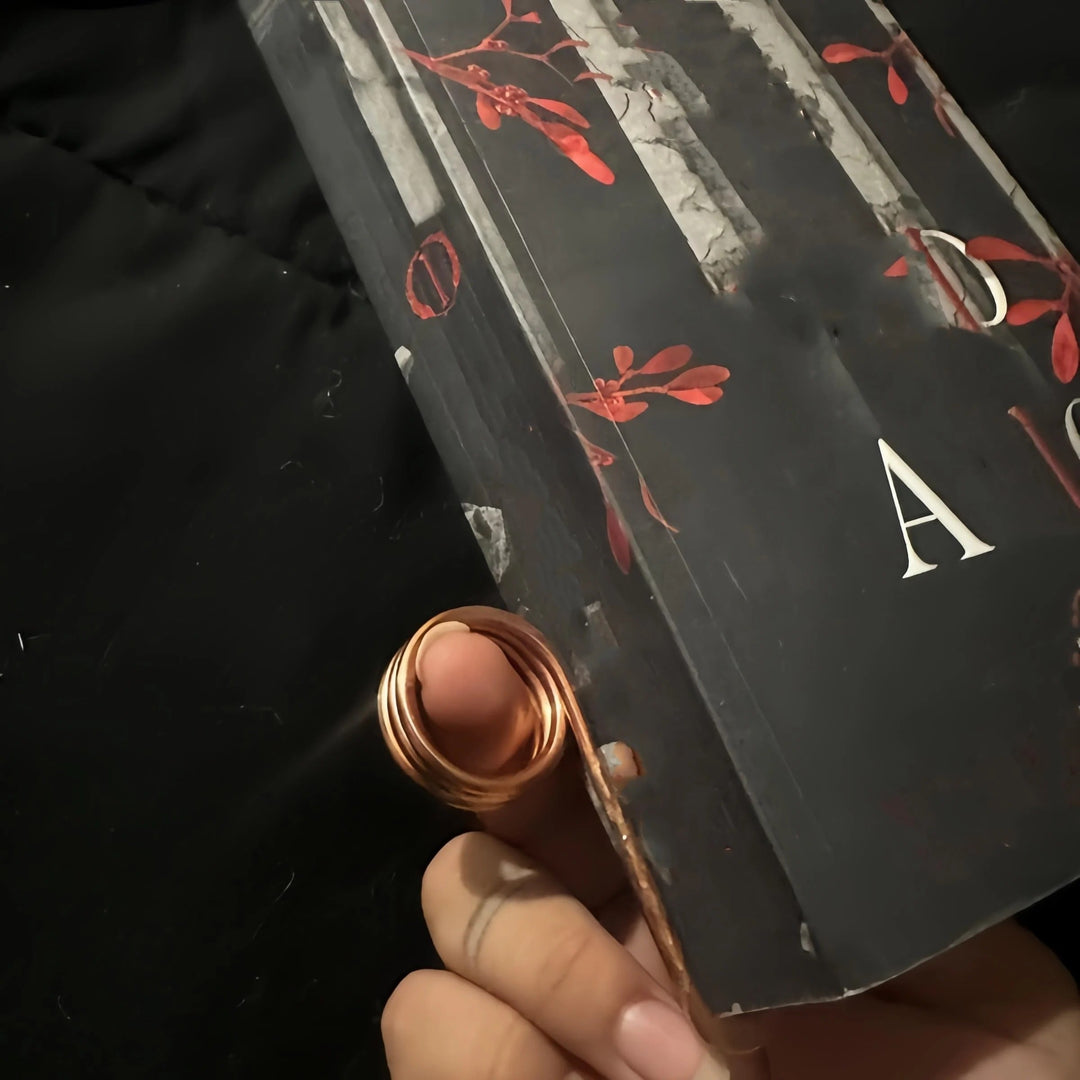 Luvikno | GripLux Ring Holder — Smertfri lesing i luksuriøs stil som slapper av tommelen din og holder boken åpen (3 stykker)
