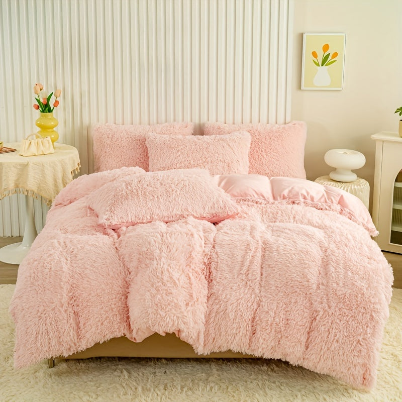 Luvikno | Ultra Soft Plush Duvet Cover Set with Zipper - Luksus & Komfort