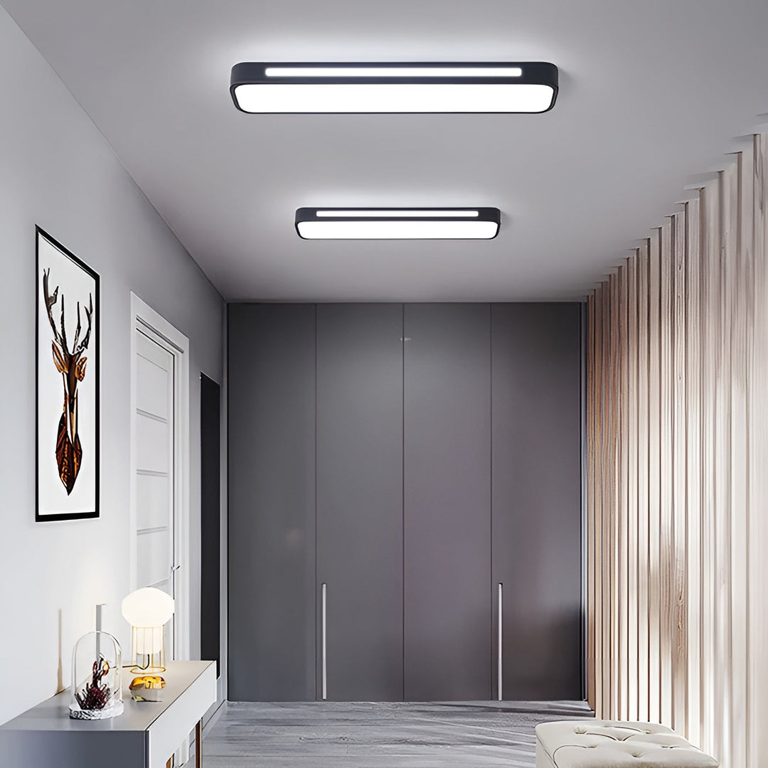 Rektangulær Taklampe – Klare Linjer & Moderne Design | Perfekt for Stue og Spisekrok | Luvikno