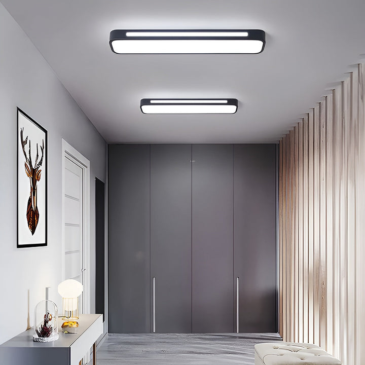Rektangulær Taklampe – Klare Linjer & Moderne Design | Perfekt for Stue og Spisekrok | Luvikno