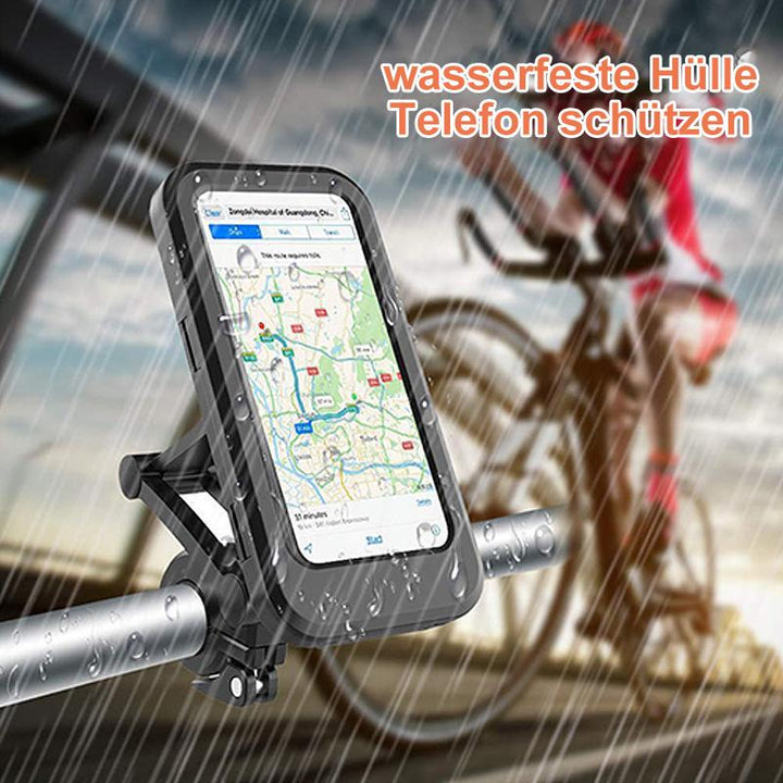 RideCharge Pro – Vanntett telefonholder med USB og 15W trådløs lading for sykkel og el-sykkel | Luvikno
