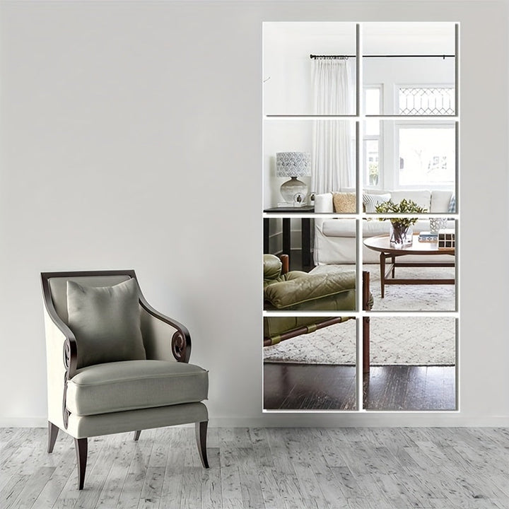 EleganceMirror – Luksus 3D Akryl Speilfliser Sett Luvikno