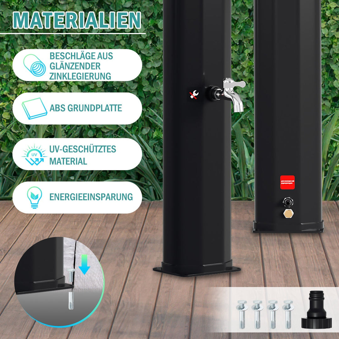 Solardusj 35L hagedusj inkl. beskyttelsesdeksel | Luvikno