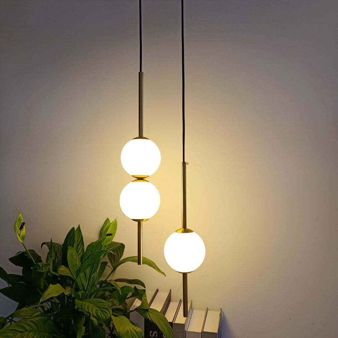Luvikno | LED Pendant Light Fixture - Moderne design med justerbar høyde - Ideell for kjøkkenøy og spisestue belysning