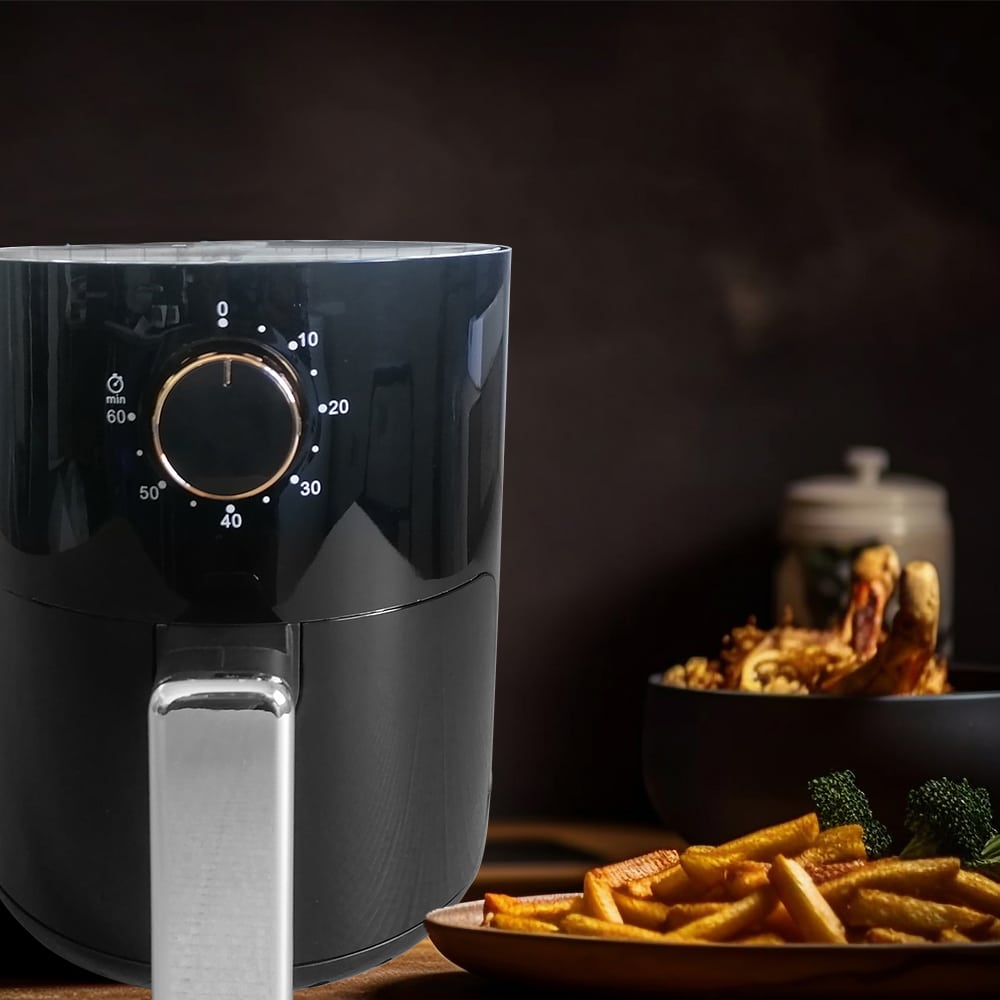 Airfryer 2,0 liter (lav fett: grilling, baking, steking og frittering) | Luvikno