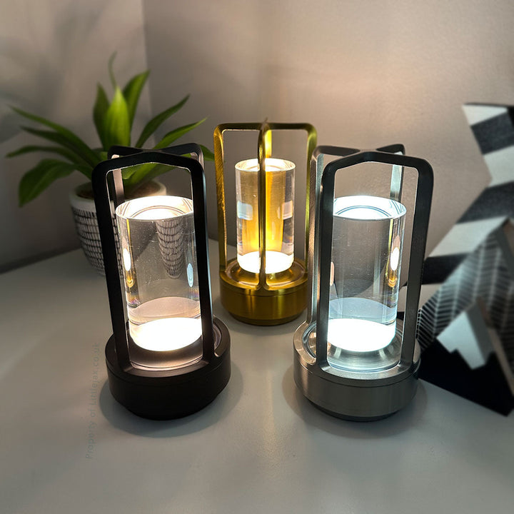 Trådløs vintage lantern bordlampe | Luvikno