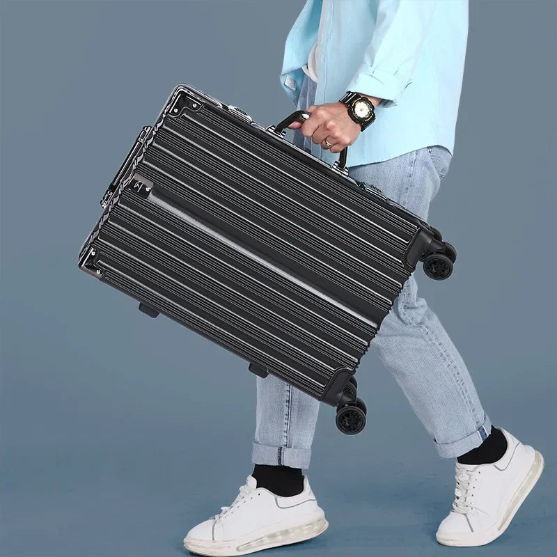 Aluminium ramme hard skall koffert – Genève | Luvikno