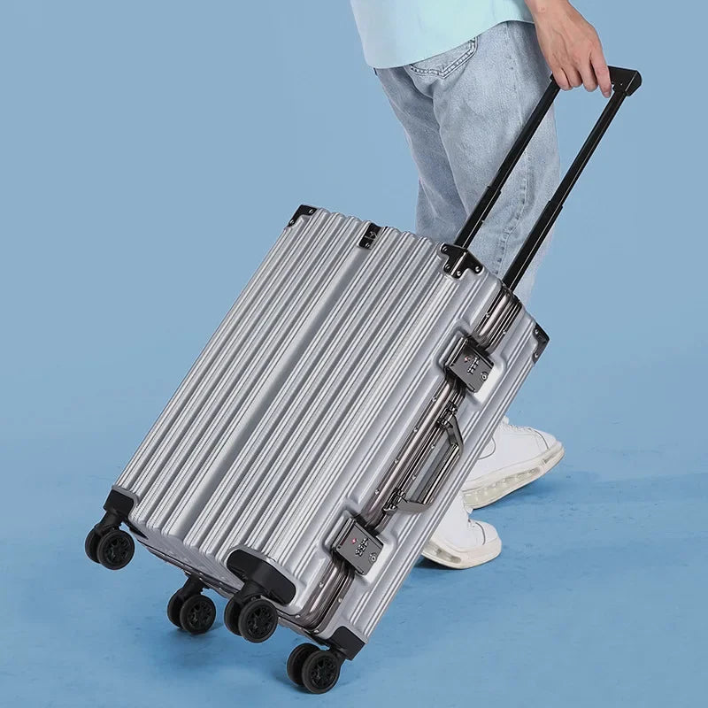 Aluminium ramme hard skall koffert – Genève | Luvikno