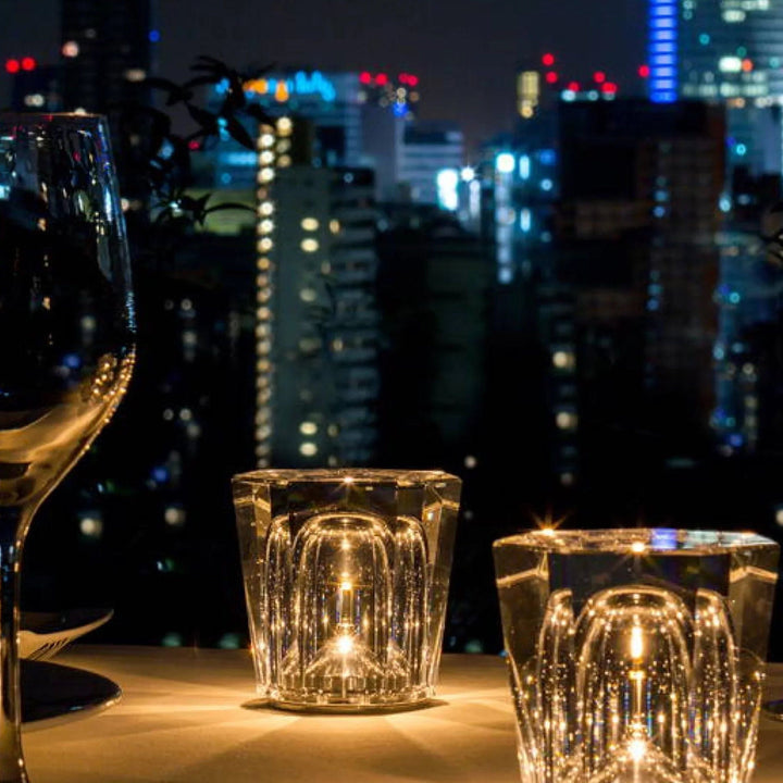 Luvikno | Lampe - Luksus Diamant Krystall LED Oppladbar Bordlampe