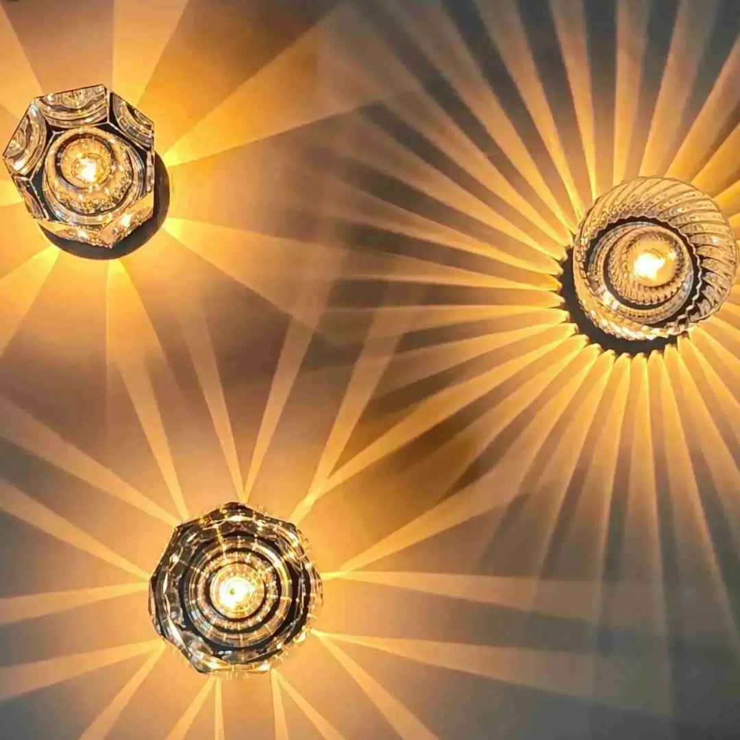 Luksuriøs Oppladbar Diamant Krystall Bordlampe - Lumière Diamant | Luvikno