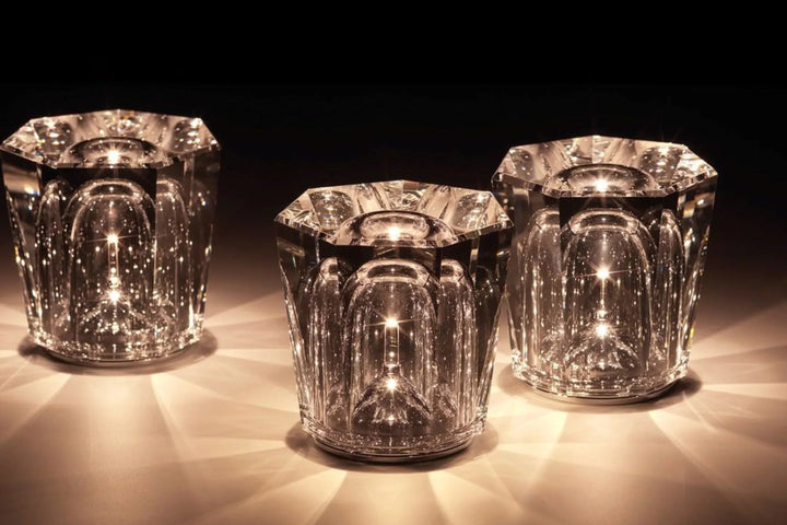 Luksuriøs Oppladbar Diamant Krystall Bordlampe - Lumière Diamant | Luvikno