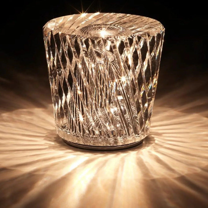 Luvikno | Lampe - Luksus Diamant Krystall LED Oppladbar Bordlampe