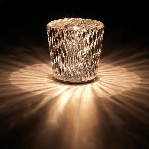 LED Krystallampe Diamant Glød Luvikno