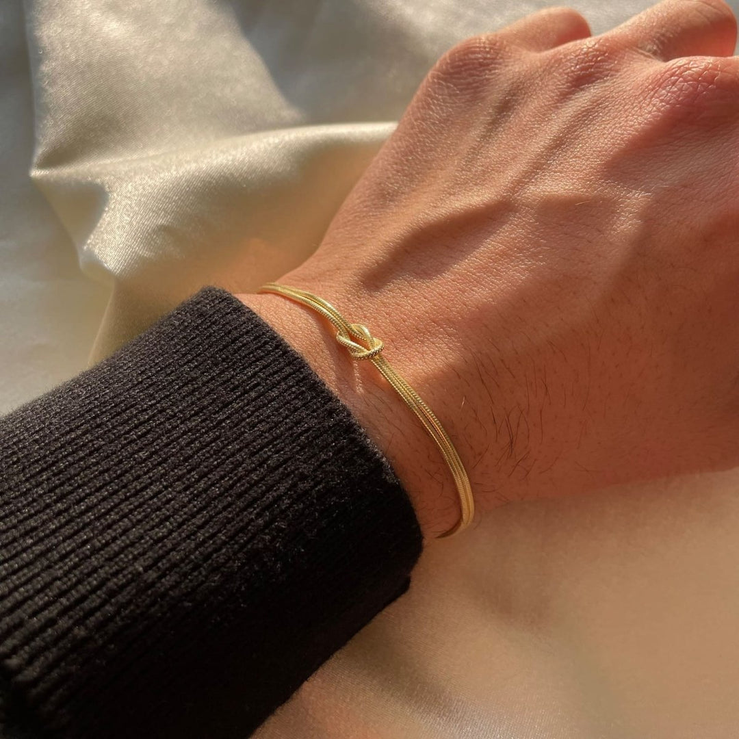 Luvik | Elegant Liebesknoten Armbånd til Kvinner