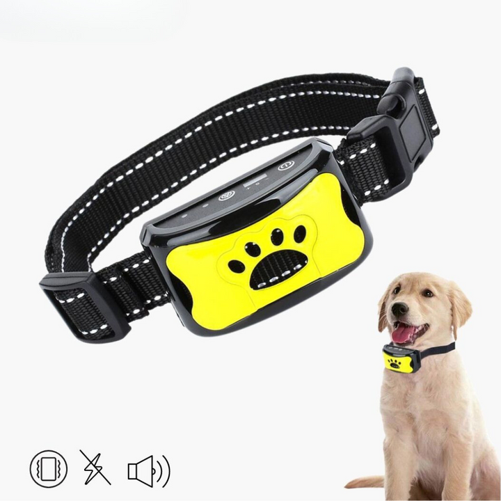 Dyrevennlig anti-bjeffing hundetreningskrage - CalmVibes Luvikno