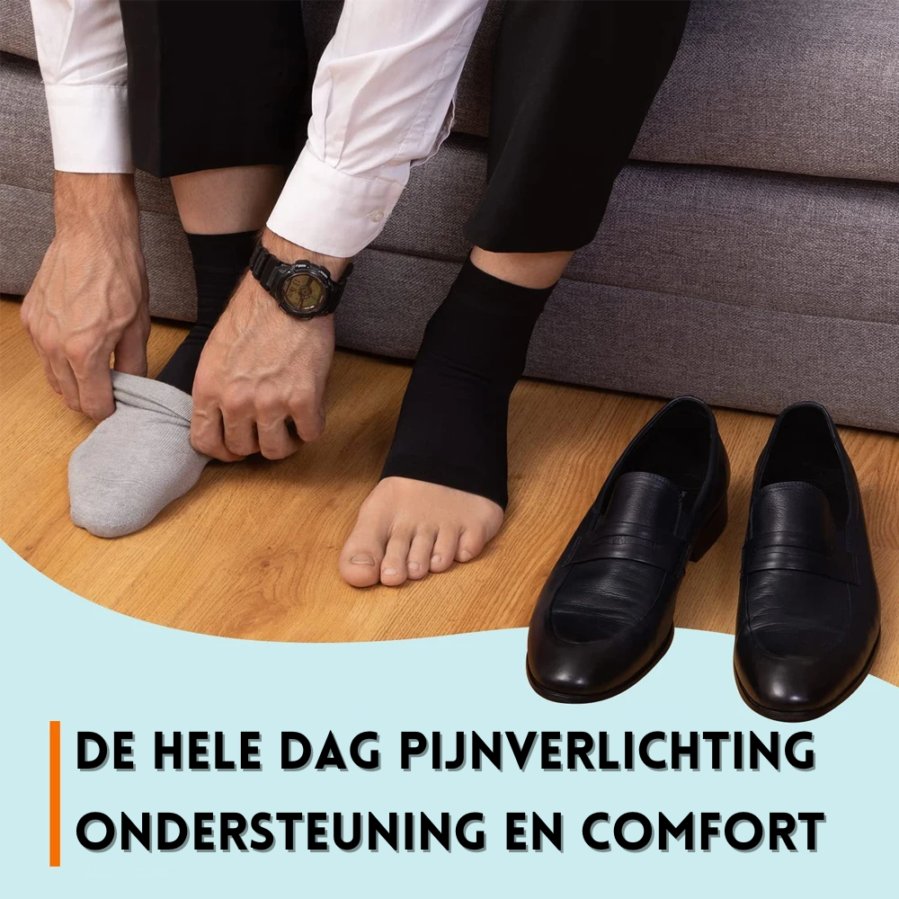 Kompresjons ankel sokker for nevropati - AnkelSupport Pro | Luvikno