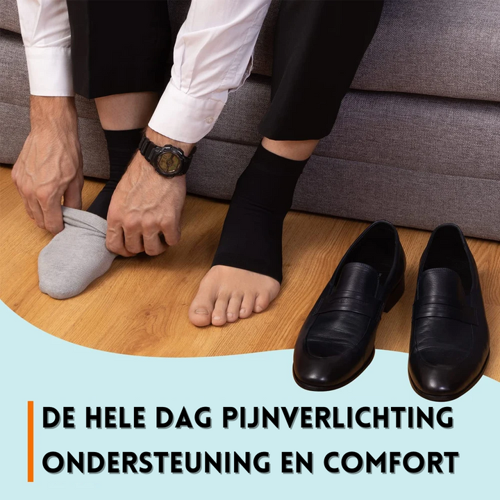 Kompresjons ankel sokker for nevropati - AnkelSupport Pro | Luvikno